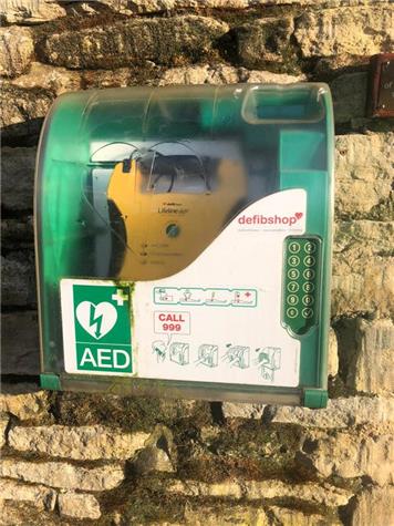 AED at Barley Mow - Automatic External Defibrillator (AED)